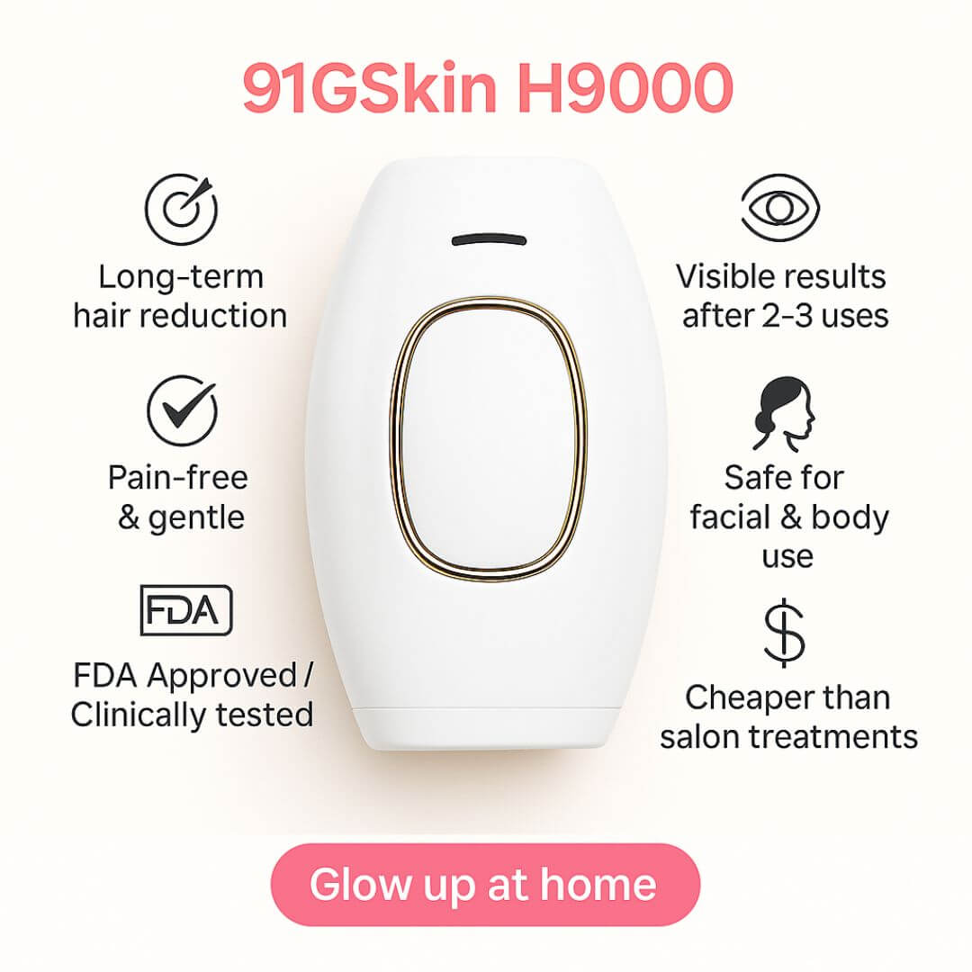 H9 IPL Hair Removal – Visible Results in 2–3 Uses, Skin-Friendly, Clinically Tested, For Face & Bikini