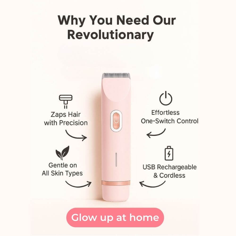 91Glowup Electric Epilator V9, Rechargeable & Cordless — Body Hair Removal